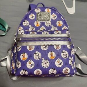 Loungefly Disney 100th Edition Purple Backpack